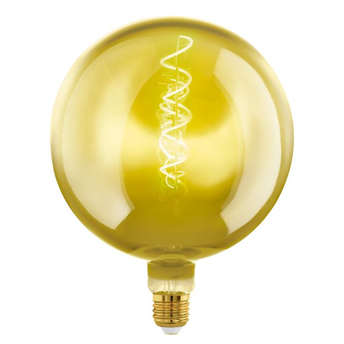 EGLO Decorative Globe 4W E27 LED G200 globe gold vapourised
