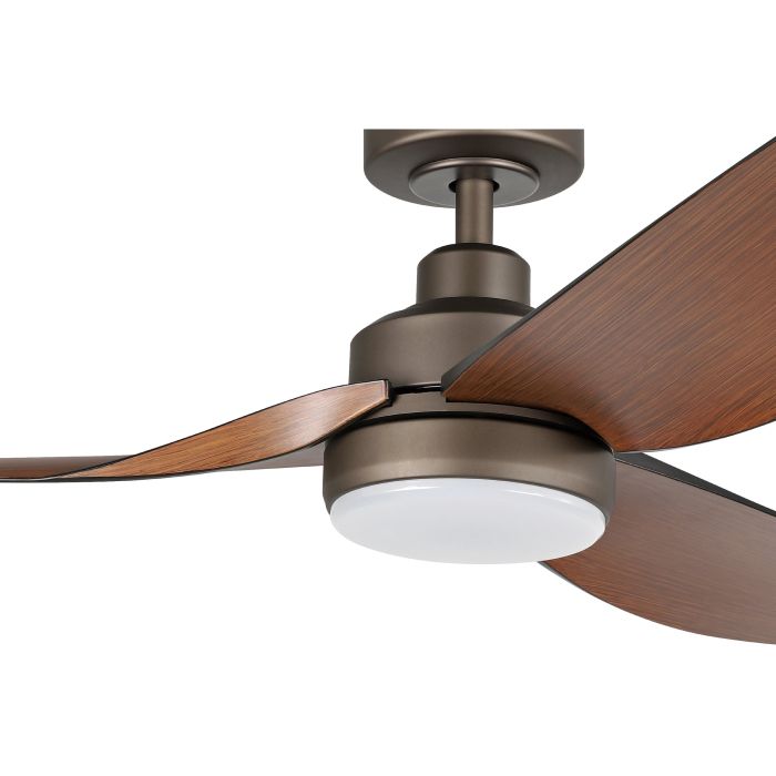 TORQUAY 56 DC Ceiling Fan with LED Light (Oil Rubbed Bronze/Koa)