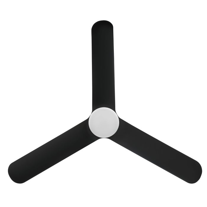 ILUKA 52 DC Ceiling Fan with LED Light (Black)