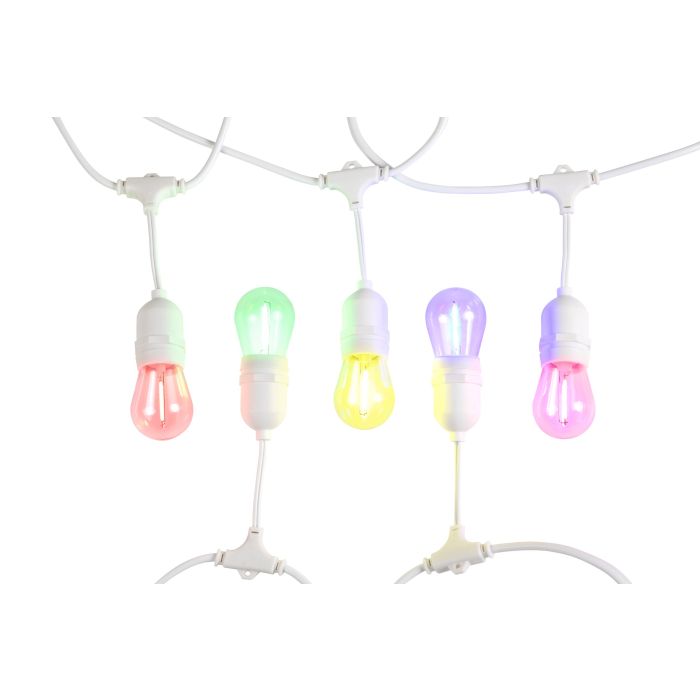 FESTOON 10 light LED kit white & multi colour