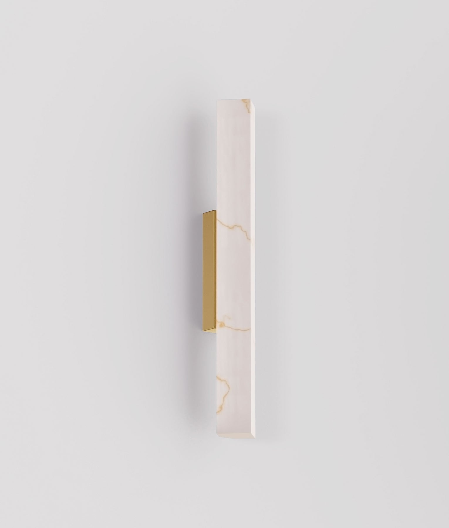 FLECHA: Interior Curved / Angled Faux Marble with Veining Effect Wall Lights