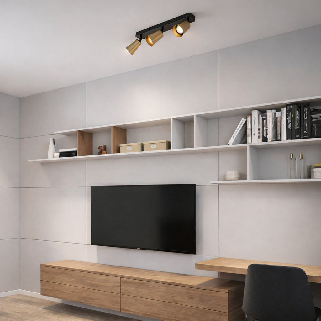 ALVEY 3 LIGHT CEILING SPOTLIGHT