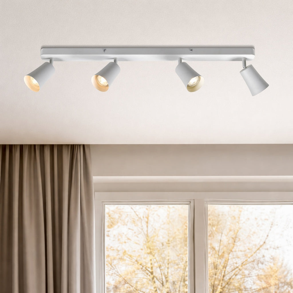 ALVEY 4 LIGHT CEILING SPOTLIGHT