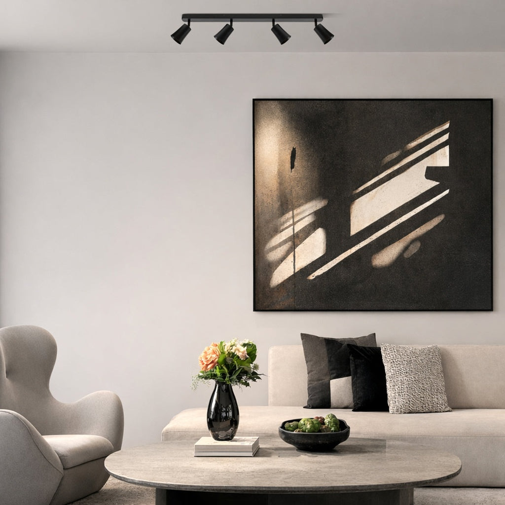ALVEY 4 LIGHT CEILING SPOTLIGHT