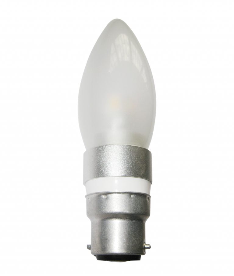 Candle Clear/Frosted Light Globes, 4W LED (Warm White)