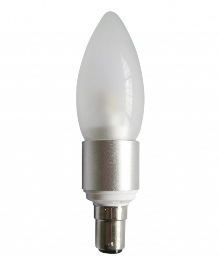 Candle Clear/Frosted Light Globes, 4W LED (Warm White)