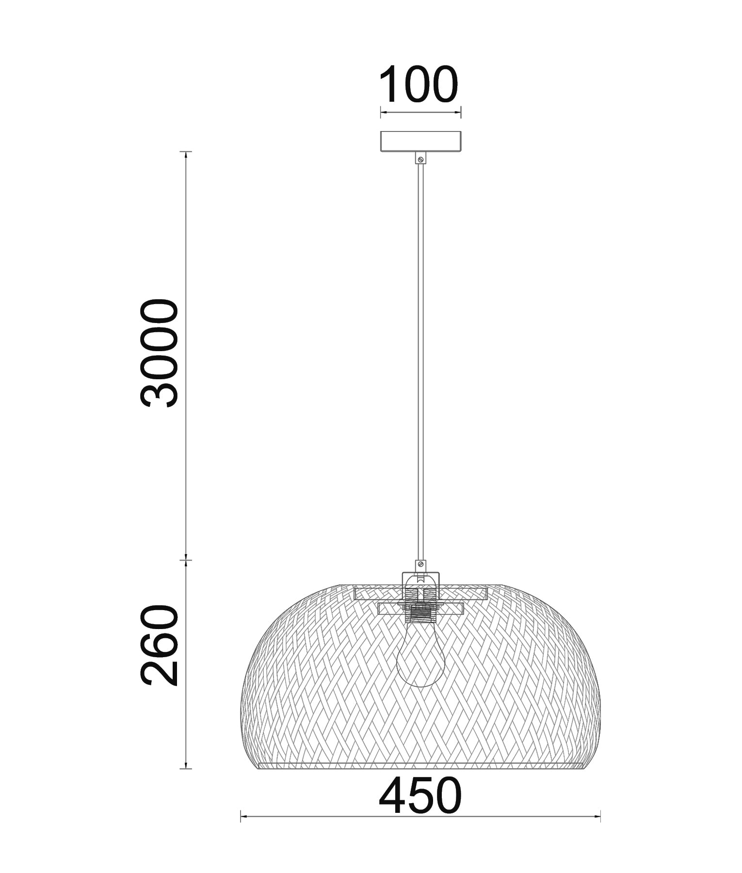 CANASTA Pendant Light (Large)