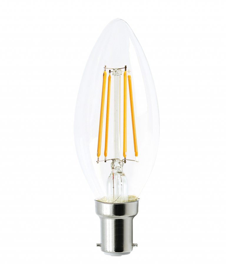 LED Candle Filament Light Globes. 4W LED (Warm White/Cool Daylight)