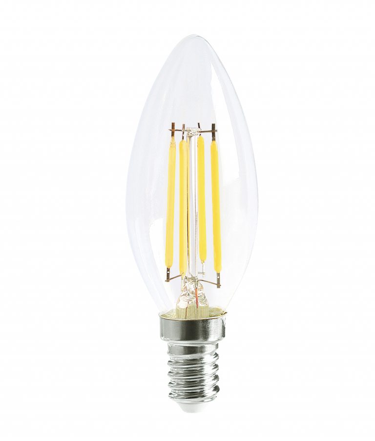 LED Candle Filament Light Globes. 4W LED (Warm White/Cool Daylight)