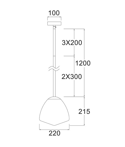 CIOTOLA Pendant Light (Small Dome, Antique Brass)