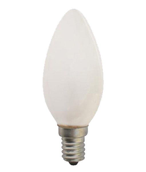 Candle Halogen Globes, 18W (Clear/Frosted, Warm White)