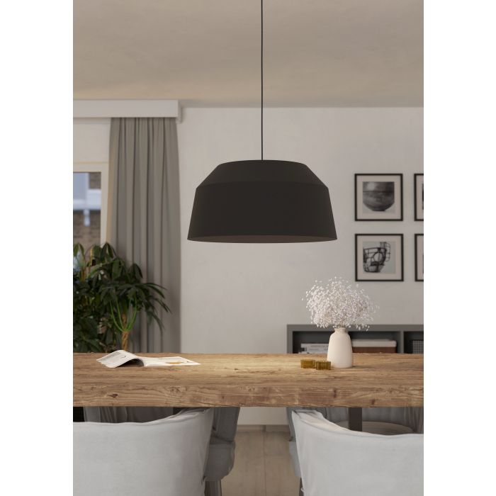 CONTRISA Pendant Light (Large, Black/White)