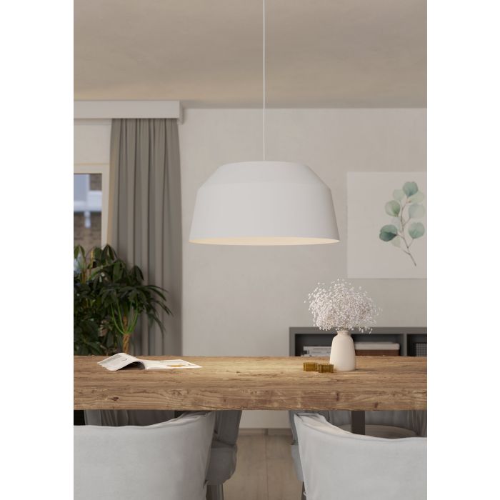 CONTRISA Pendant Light (Large, Black/White)