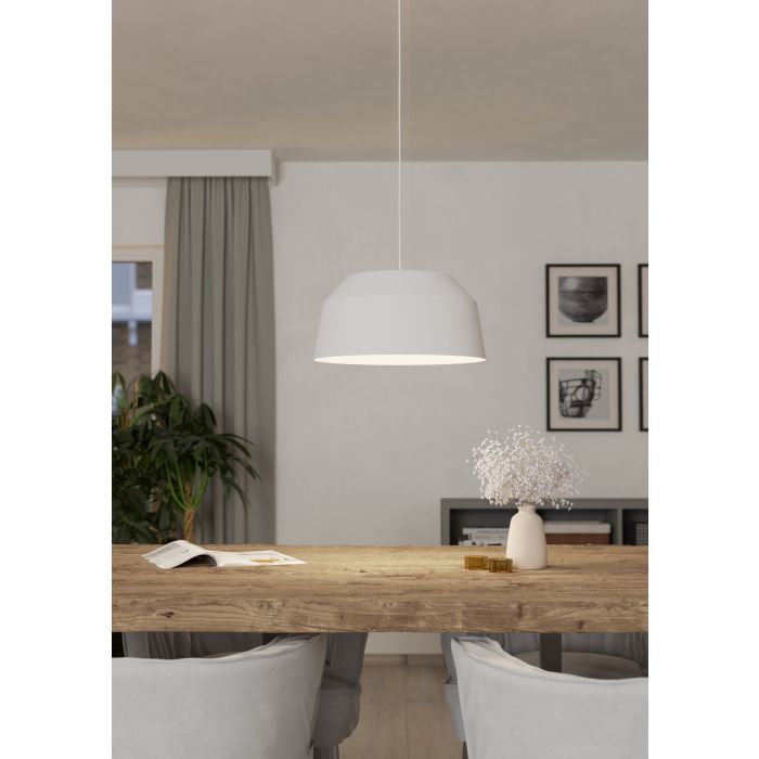 CONTRISA Pendant Light (Small, Black/White)