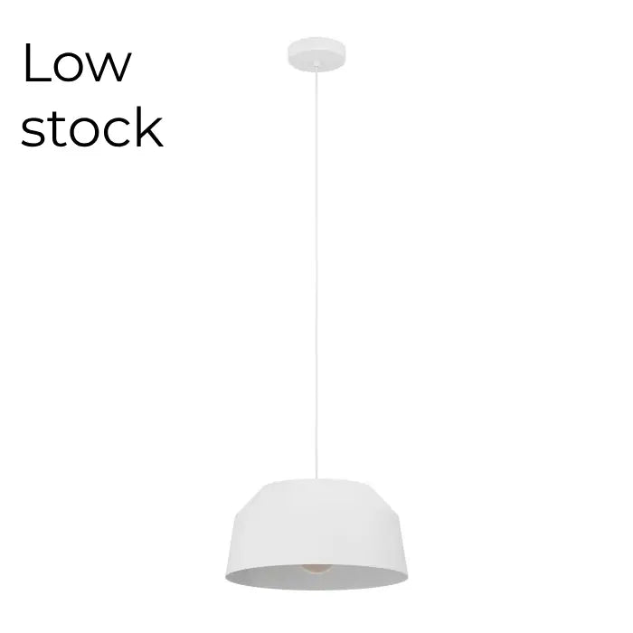 CONTRISA Pendant Light (Small, Black/White)