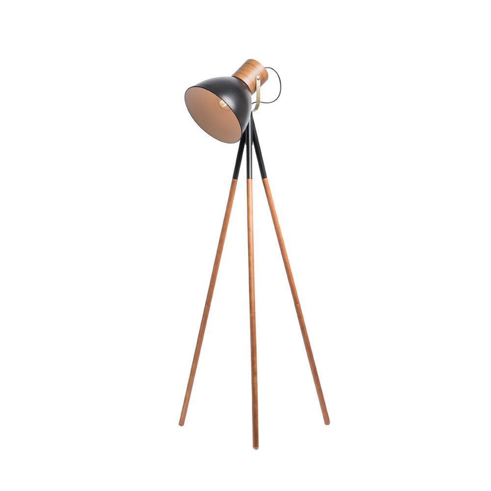 CALICO Floor Lamp (White/Matt Black)