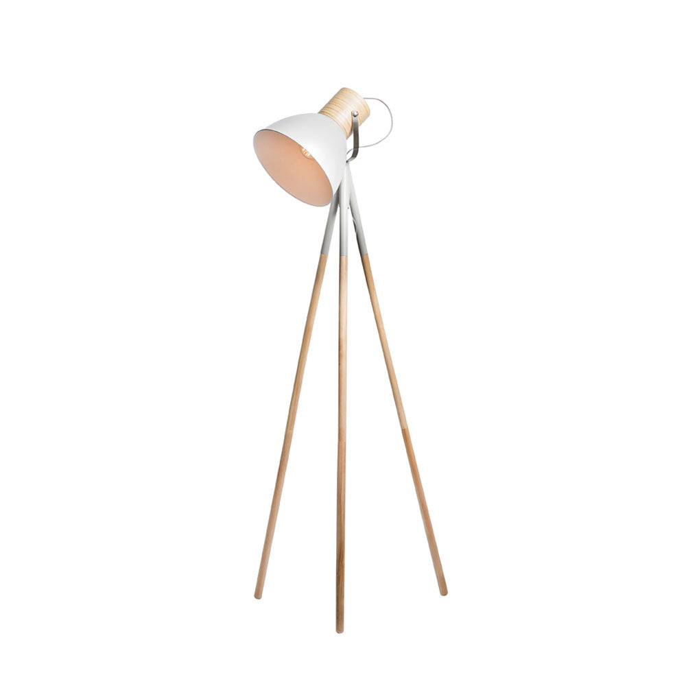 CALICO Floor Lamp (White/Matt Black)