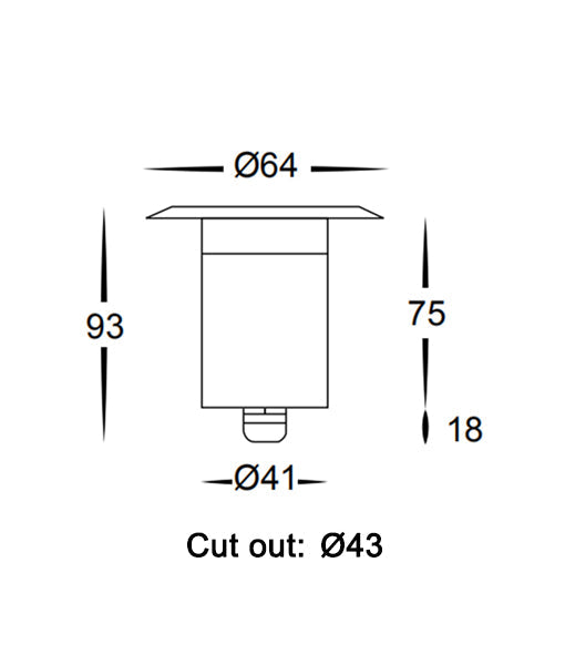 DECK Recessed Ground Deck Lights (Natural Copper)