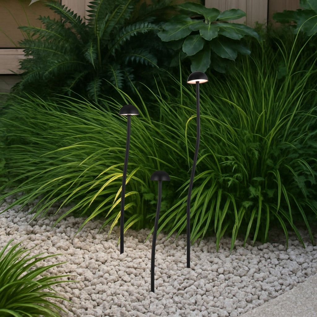 ENOKI 24V EXTERIOR LED POST SPIKE LIGHT set of 3