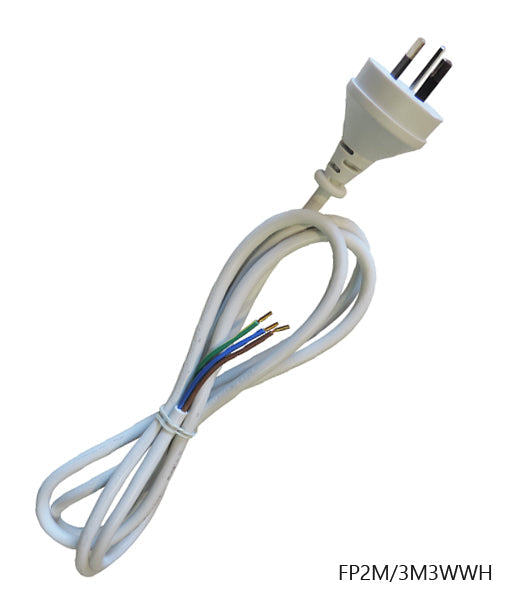 Flex & Plug 2 Meters, Two Wires (White)