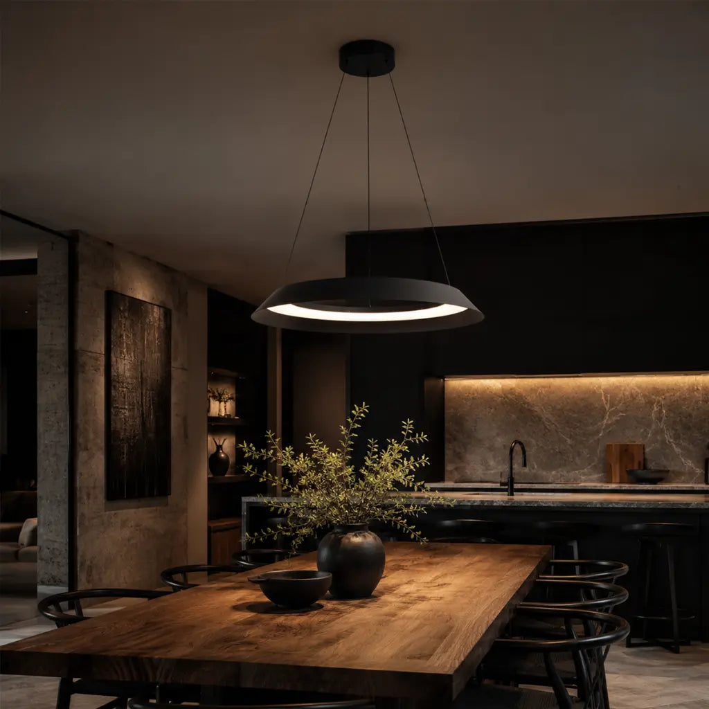 HOVIN 58CM LED PENDANT LIGHT LARGE