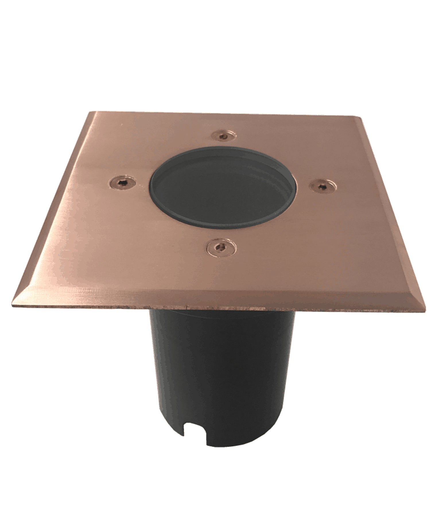 MR16 Exterior Inground Light, Large Faceplate (Brass/Copper)