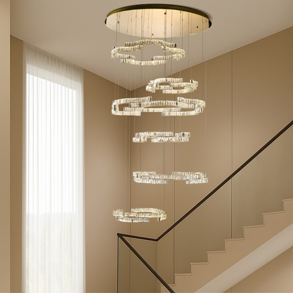 JURA 6 TIER LED PENDANT LIGHT