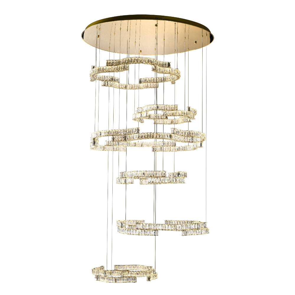 JURA 6 TIER LED PENDANT LIGHT