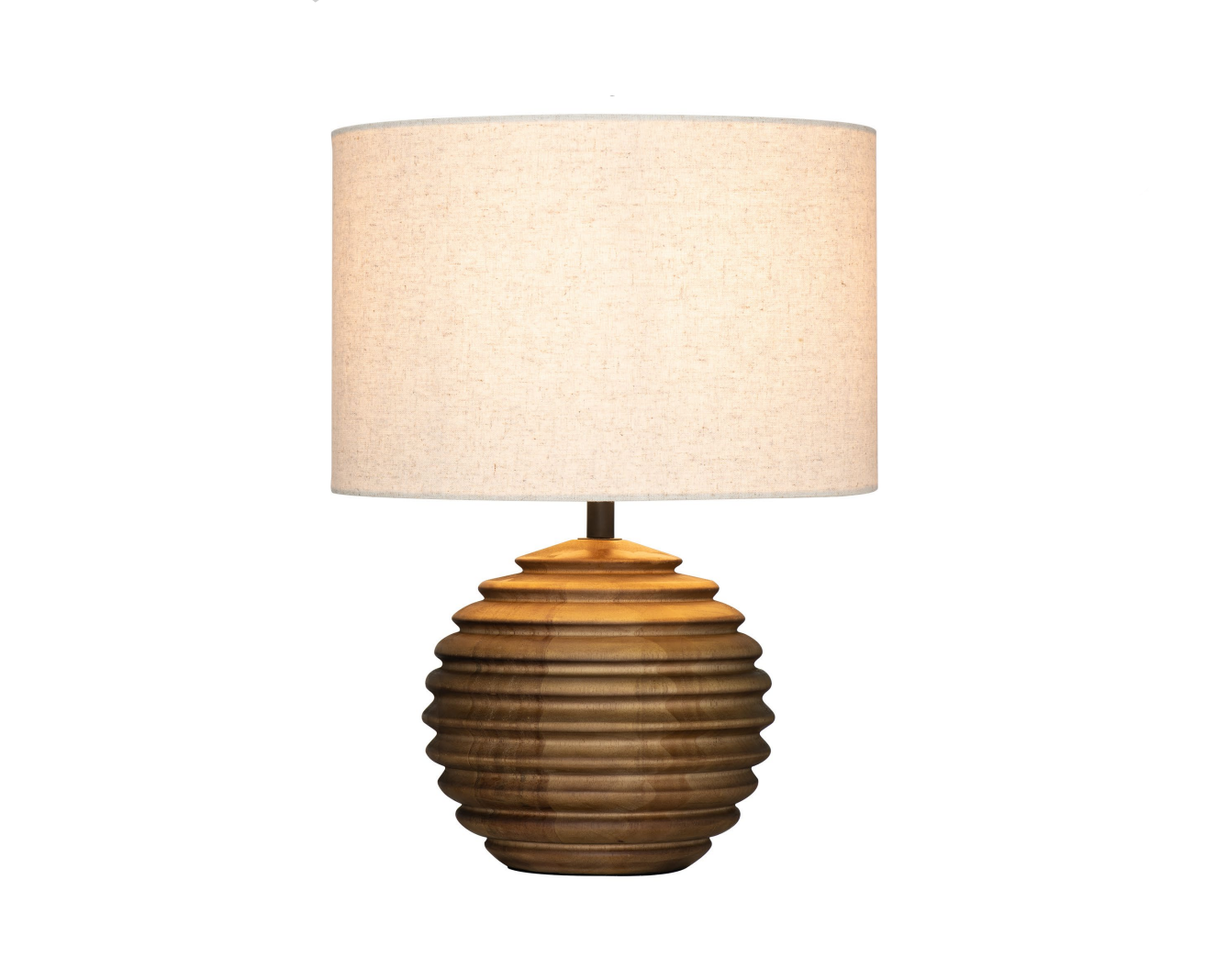 KHARI Table Lamp, Linen Shade (Natural)