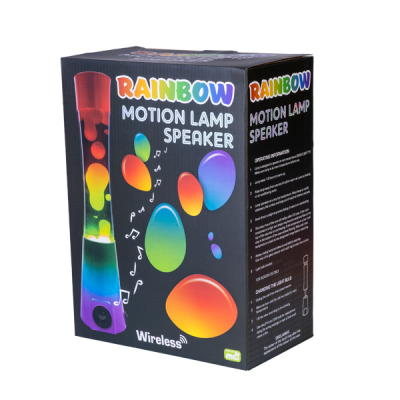 Rainbow Lava Lamp with Wireless Speakers