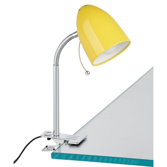 LARA Clamp Lights, Metal Shade (Multiple Colours)