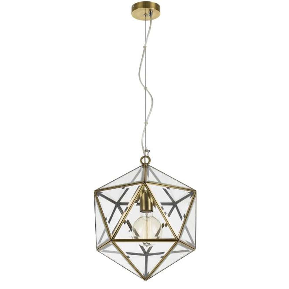 LAZLO 30CM PENDANT LIGHT SMALL SOLID BRASS