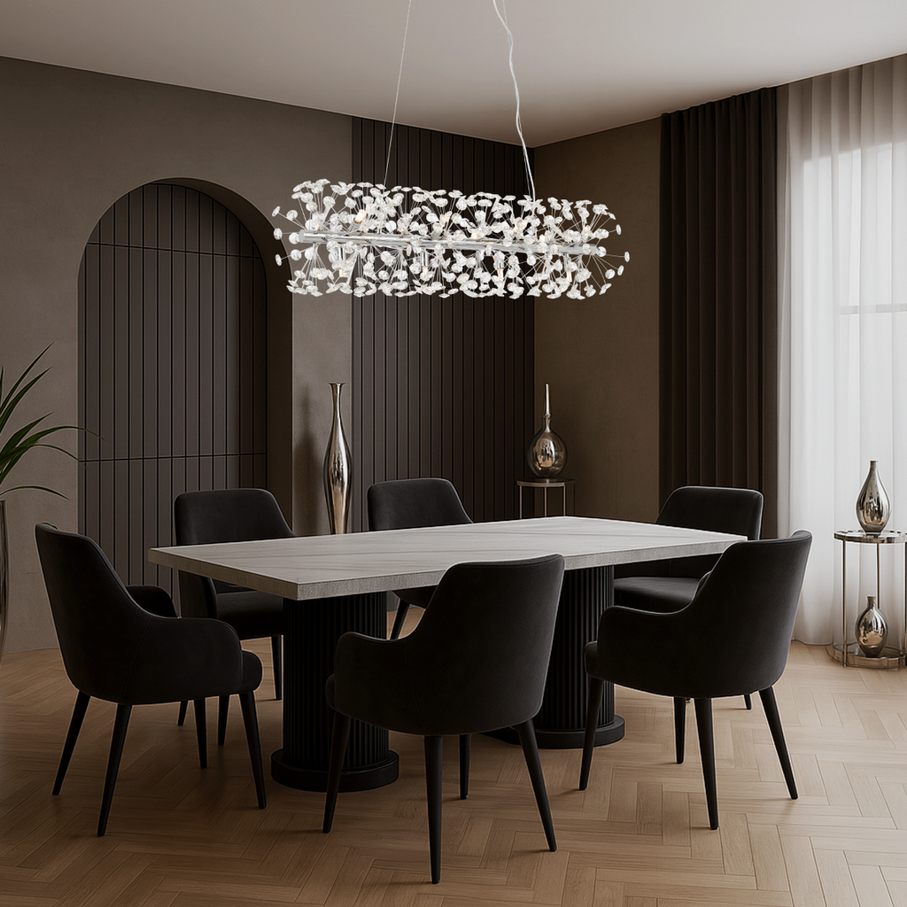 LERIDA 12 RECTANGULAR PENDANT LIGHT
