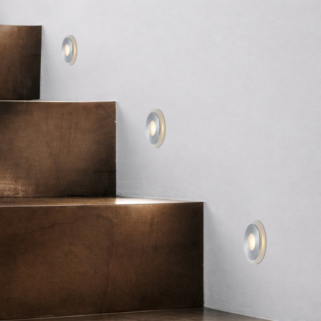 LIMA ROUND LED STAIR WALL LIGHT