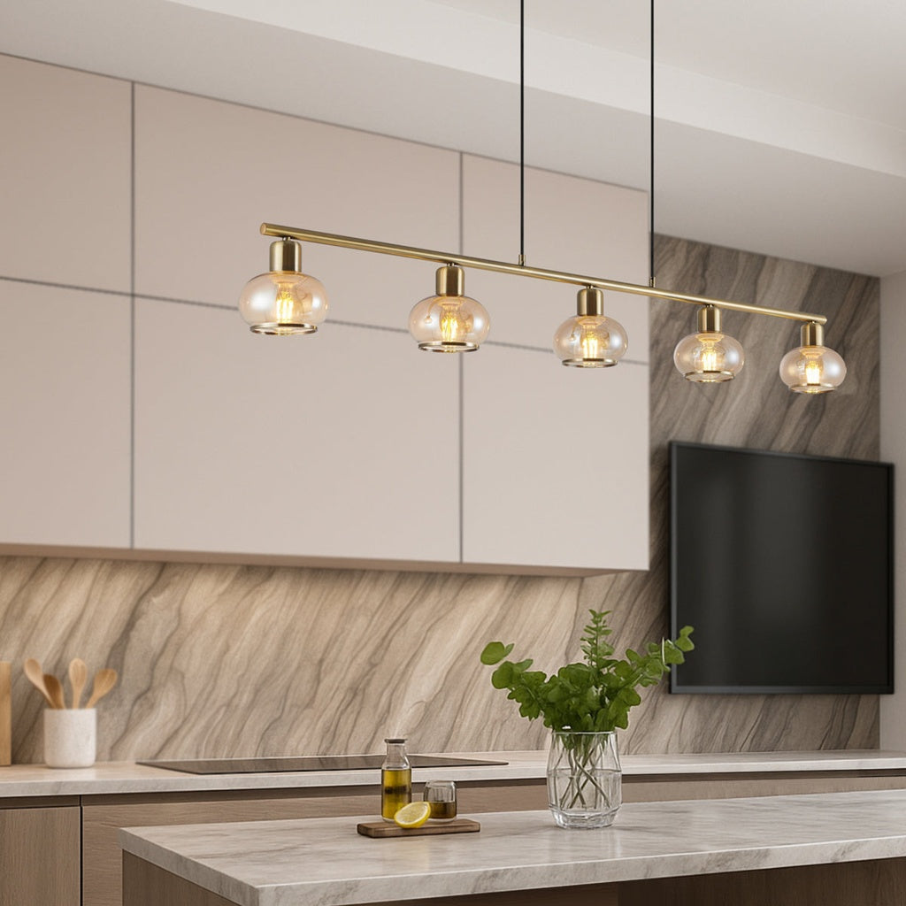 MARBELL 5 LINEAR PENDANT LIGHT