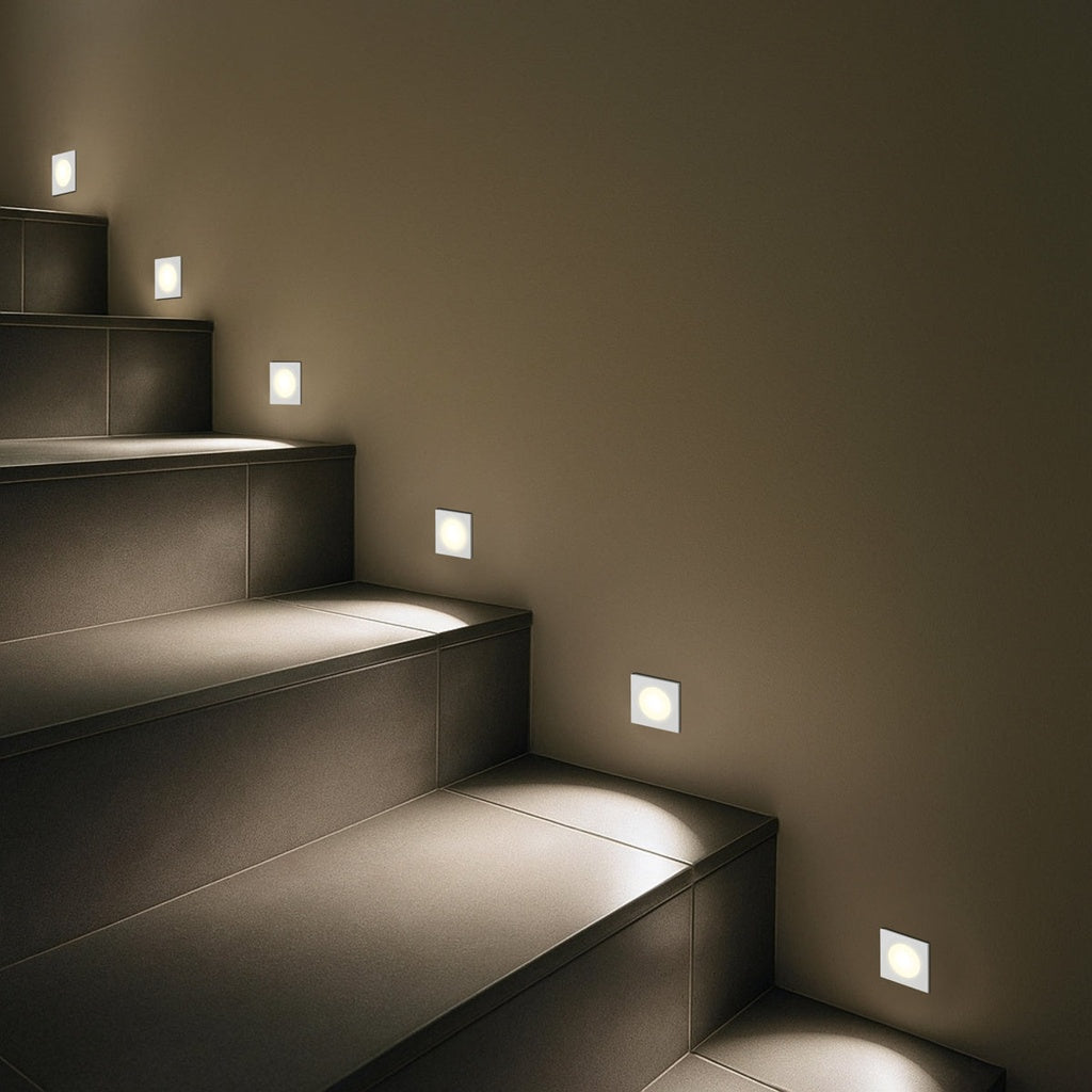 MAREN SQUARE 3CCT LED STAIR WALL LIGHT