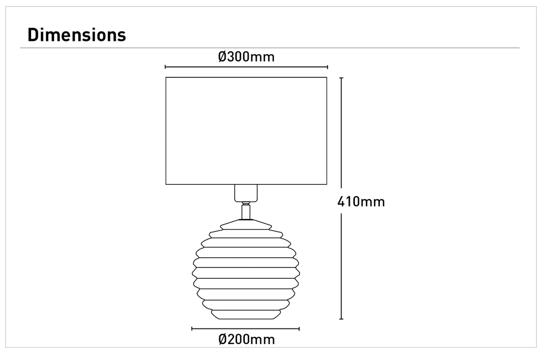 KHARI Table Lamp, Linen Shade (Natural)