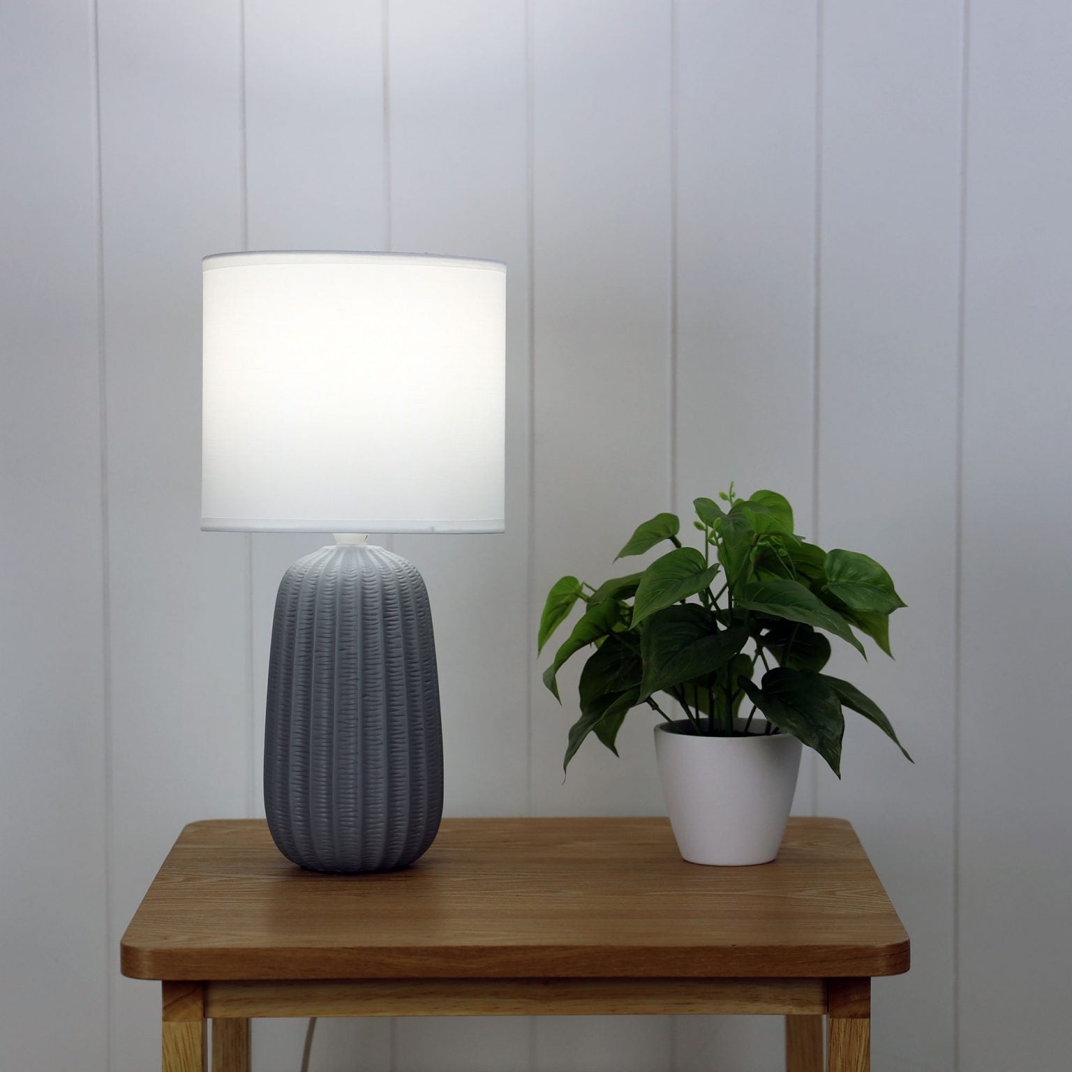 BENJY Textured Matt Ceramic Table Lamp