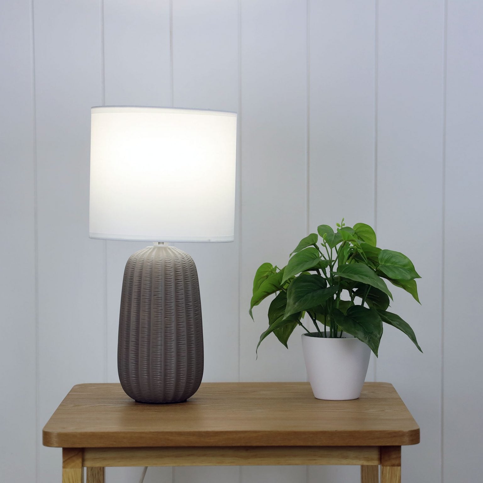 BENJY Textured Matt Ceramic Table Lamp