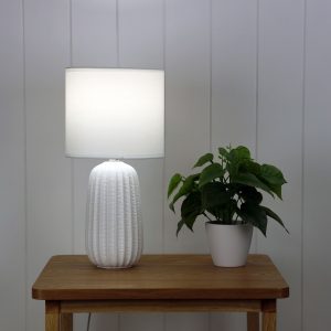 BENJY Textured Matt Ceramic Table Lamp