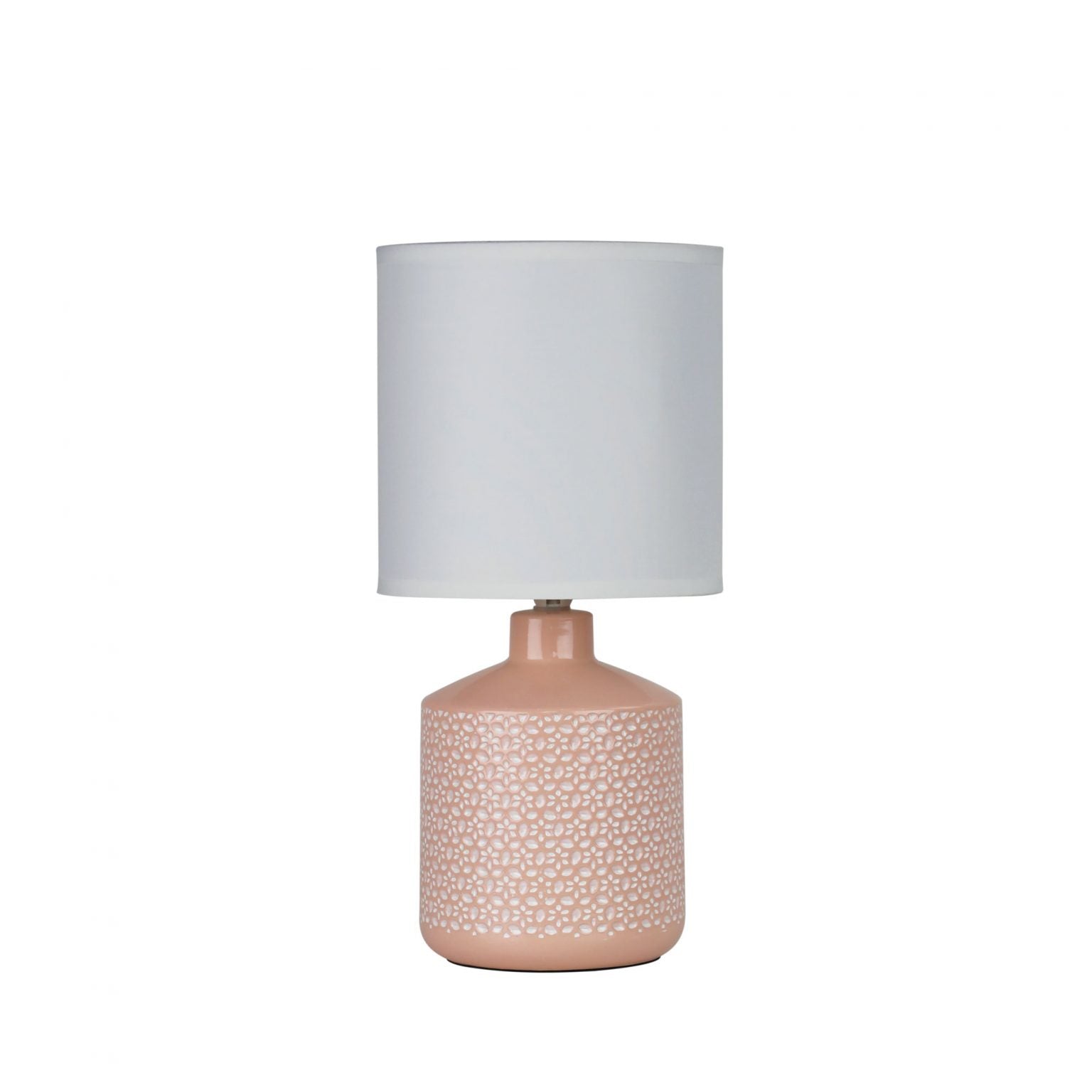 CELIA Table Lamp with Ceramic Base and Fabric Shade