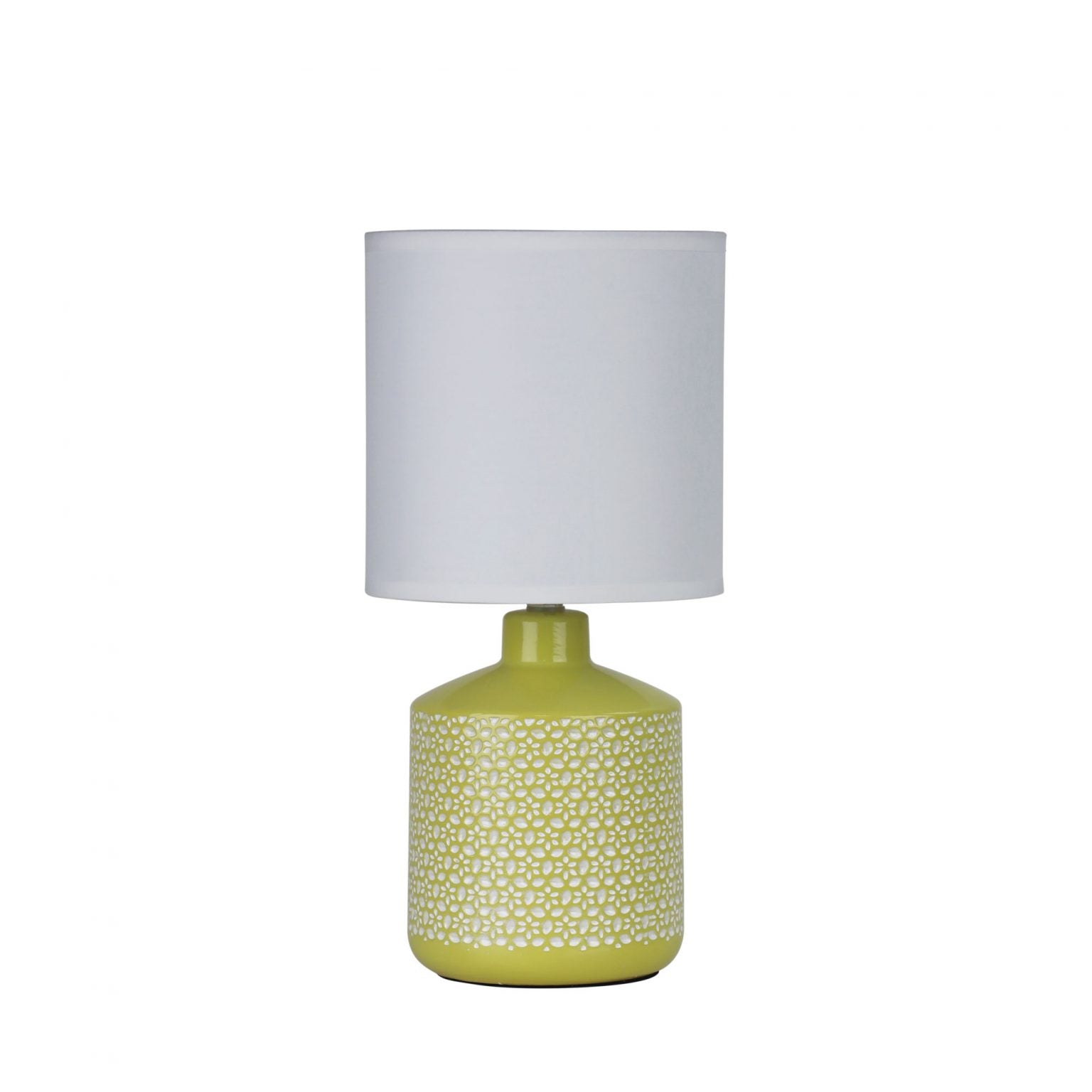 CELIA Table Lamp with Ceramic Base and Fabric Shade