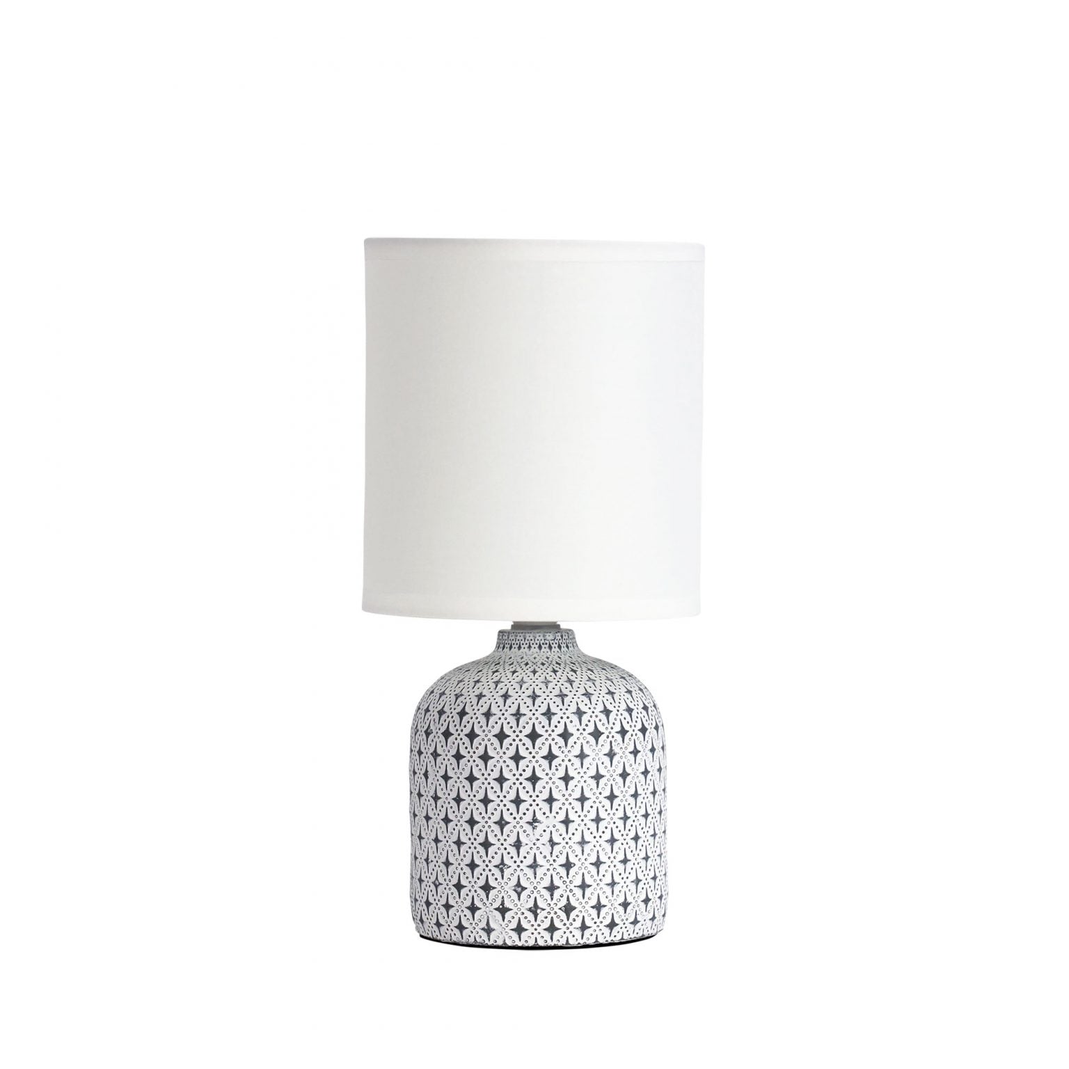 VERA White/Taupe/Grey Ceramic Table Lamp
