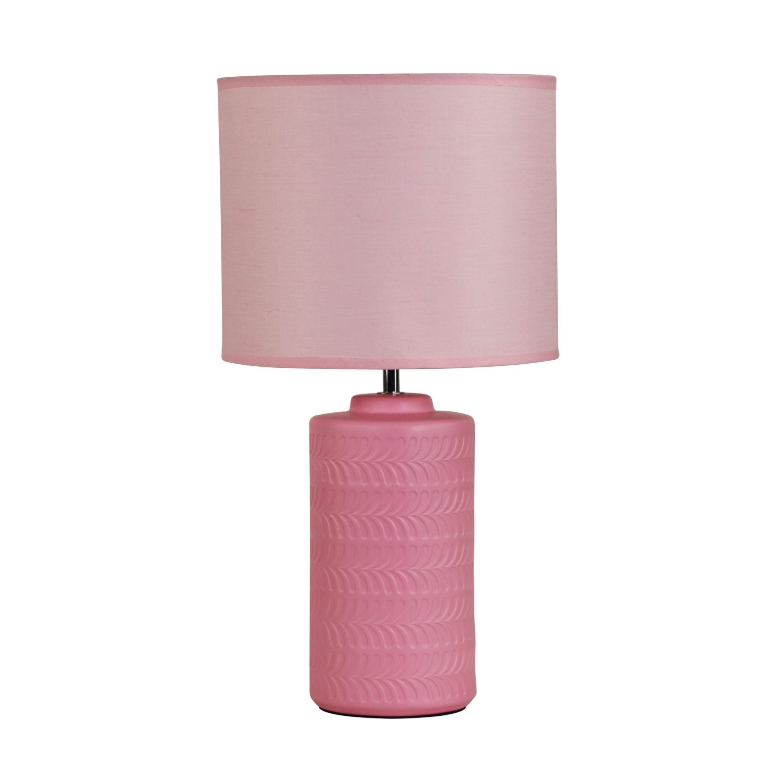 JENNY Table Lamp, Ceramic Base Fabric Shade (Black)