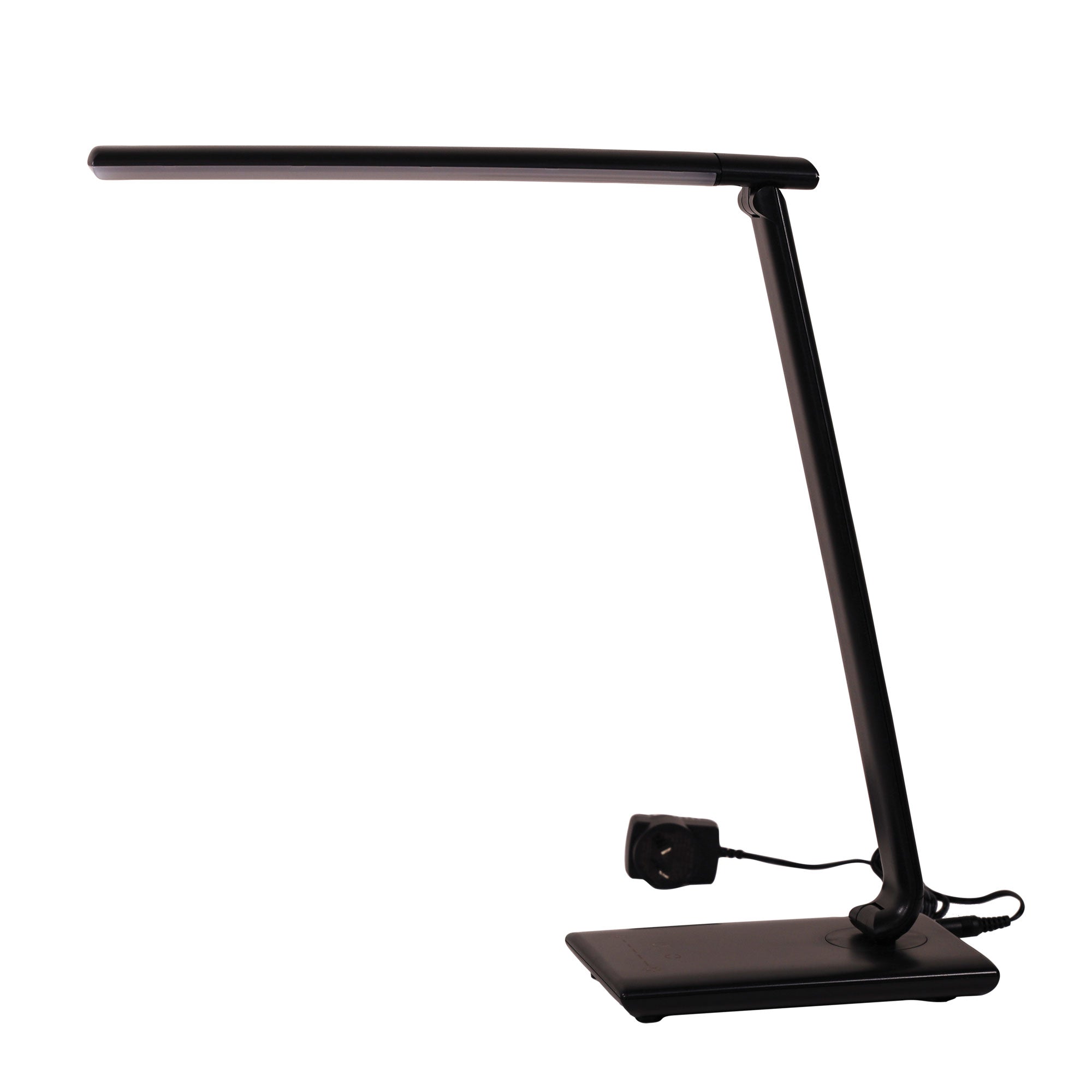 LUKE Desk Lamp, Tri CCT and USB (Black)