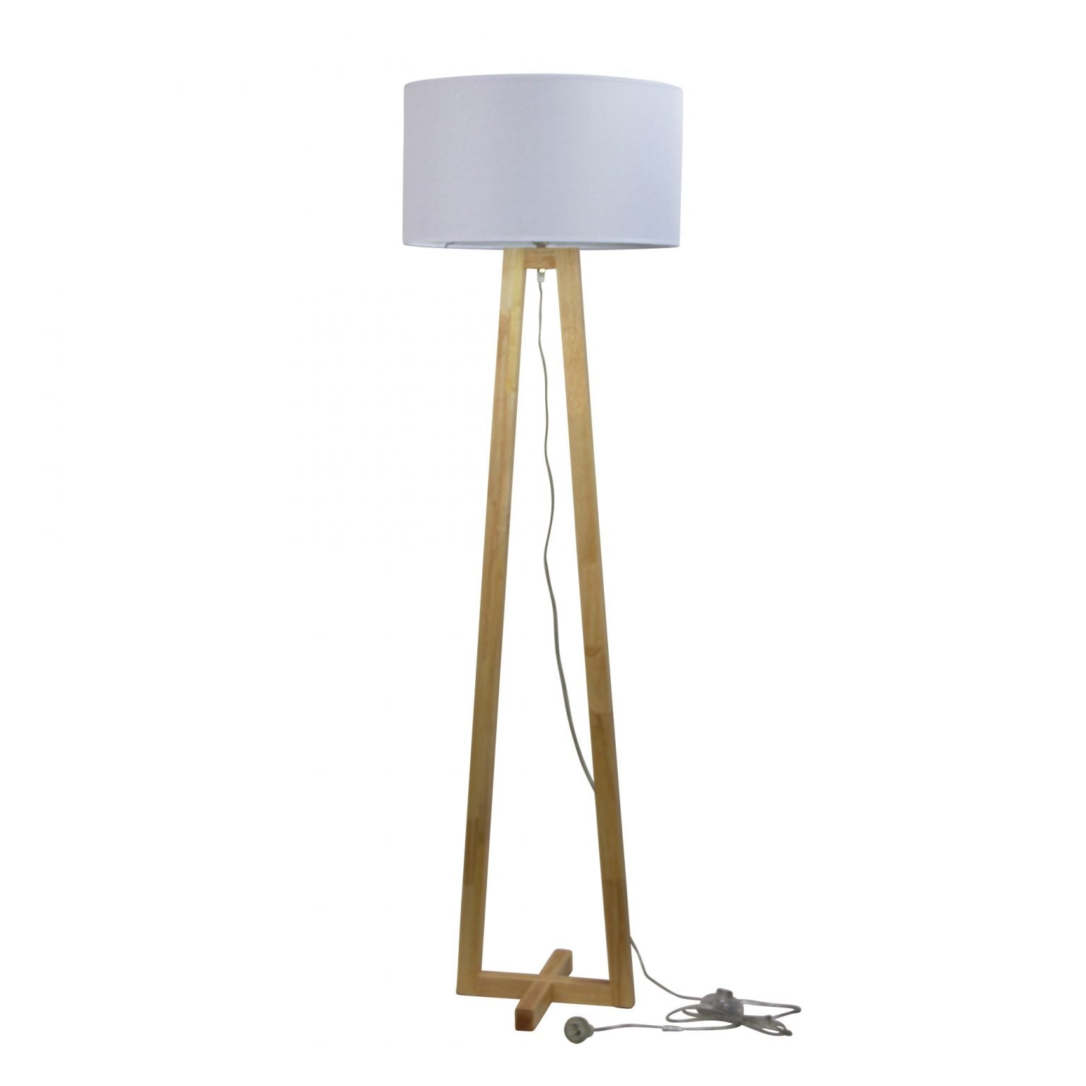 EDRA Scandi Floor Lamp with Cotton Shade