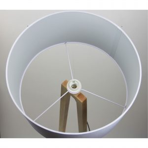 EDRA Scandi Floor Lamp with Cotton Shade