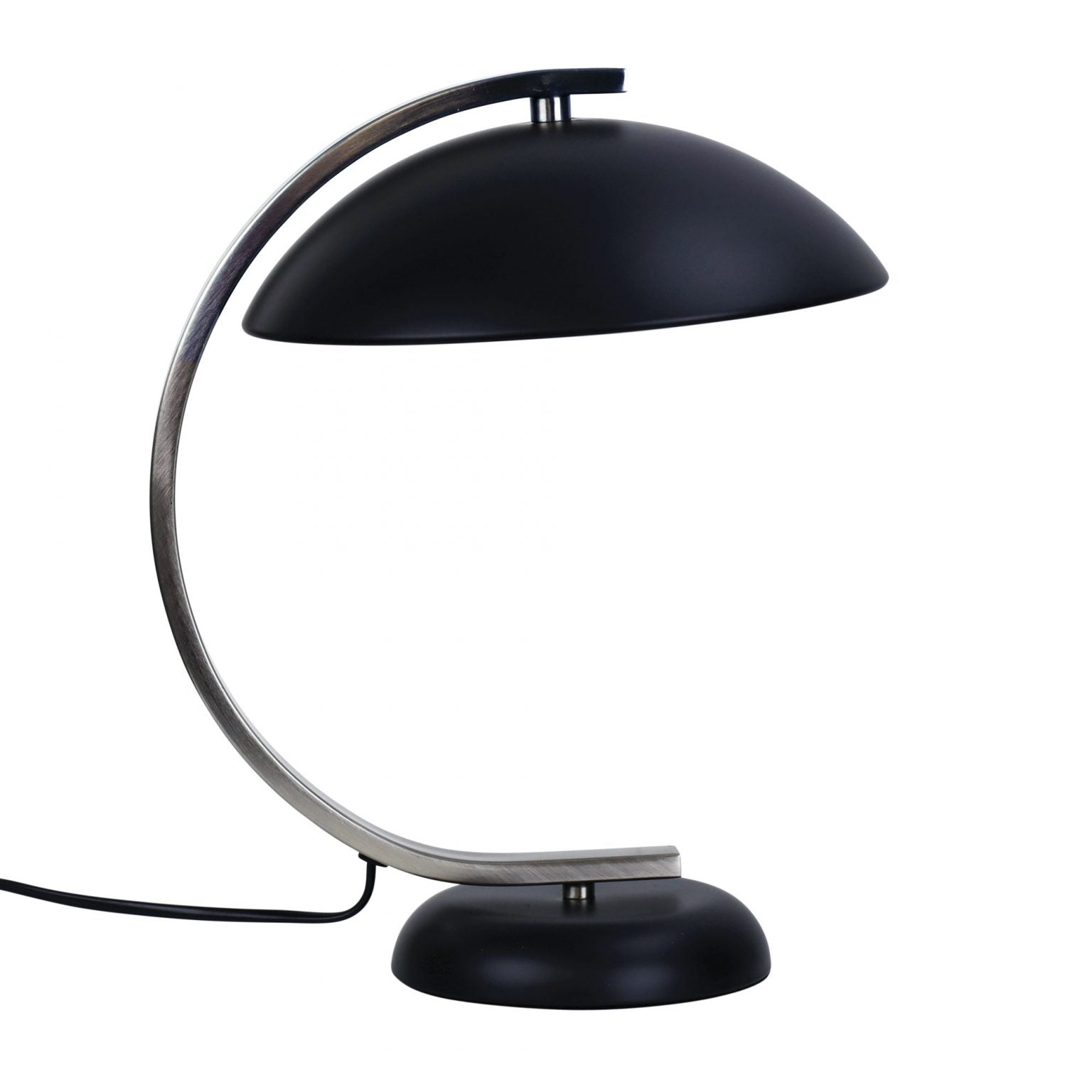 DECO Black Antique Brass/Brushed Chrome Table Lamp