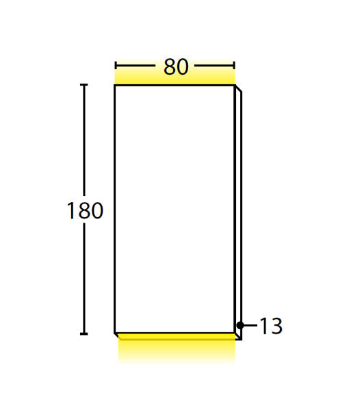 PDL Exterior LED Wall Light, Rectangular Shape (Black/Bronze/Stainless Steel)