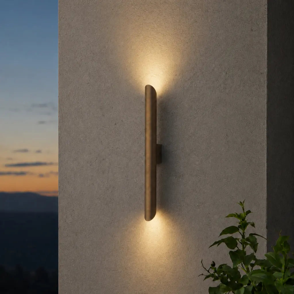 PENROS TWIN EXTERIOR WALL LIGHT